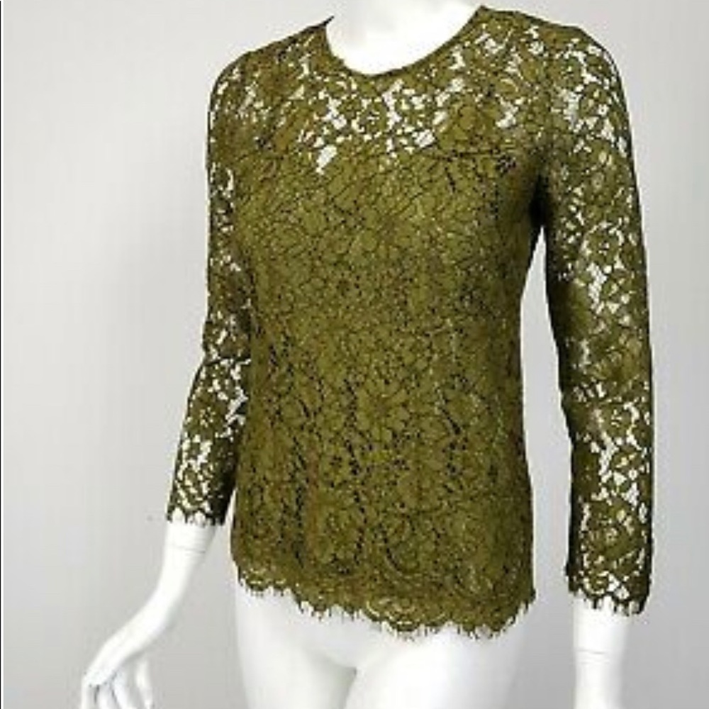 JCrew Lace Evening Top